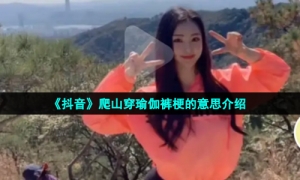 《抖音》爬山穿瑜伽裤梗的意思介绍