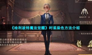 《哈利波特魔法觉醒》时装染色方法介绍