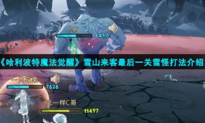 《哈利波特魔法觉醒》雪山来客最后一关雪怪打法介绍