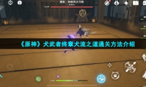 《原神》犬武者终章犬流之道通关方法介绍
