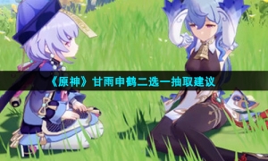 《原神》甘雨申鹤二选一抽取建议