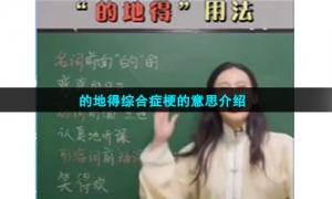 的地得综合症梗的意思介绍