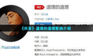 《抖音》道理的道理歌曲介绍