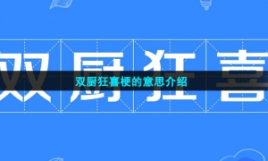 双厨狂喜梗的意思介绍