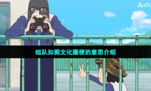 组队如厕文化圈梗的意思介绍