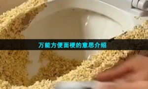 万能方便面梗的意思介绍