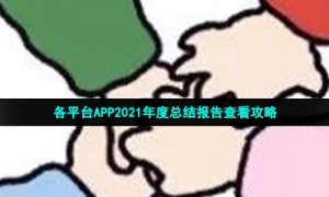 各平台APP2021年度总结报告查看攻略