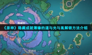 《原神》隐藏成就薄缘的道与光与胤解锁方法介绍
