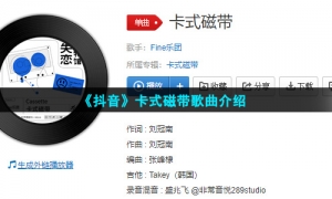 《抖音》卡式磁带歌曲介绍