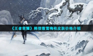 《王者荣耀》韩信傲雪梅枪皮肤价格介绍