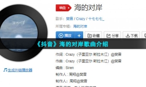 《抖音》海的对岸歌曲介绍