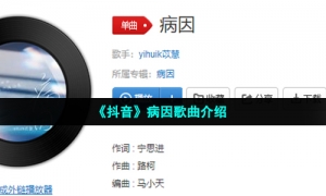 《抖音》病因歌词分享