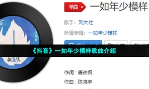 《抖音》一如年少模样歌曲介绍