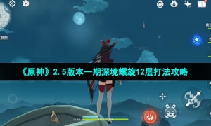 《原神》2.5版本一期深境螺旋12层打法攻略