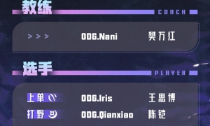 ODG战队大名单公布！