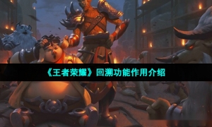 《王者荣耀》回溯功能作用介绍