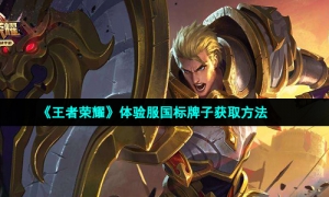 《王者荣耀》体验服国标牌子获取方法