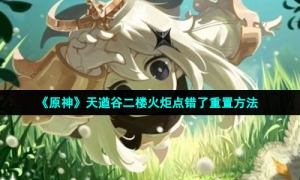 《原神》天遒谷二楼火炬点错了重置方法