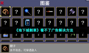 《地下城割草》看不了广告解决方法