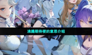 沸腾期待梗的意思介绍