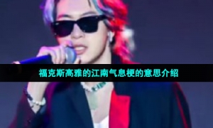 福克斯高雅的江南气息梗的意思介绍