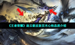 《王者荣耀》赵云新皮肤百木心枪品质介绍