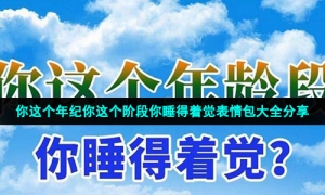 你这个年纪你这个阶段你睡得着觉表情包大全分享