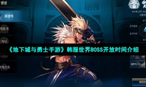 《地下城与勇士手游》韩服世界BOSS开放时间介绍