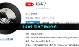 《抖音》别待了歌曲介绍