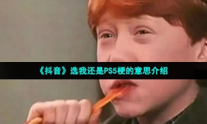 《抖音》选我还是PS5梗的意思介绍