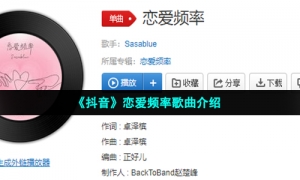 《抖音》恋爱频率歌曲介绍