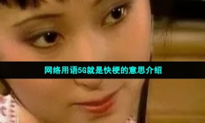 网络用语5G就是快梗的意思介绍