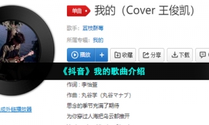 《抖音》我的歌曲介绍