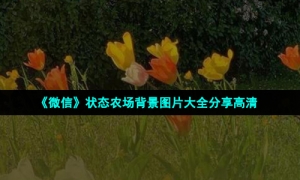 《微信》状态农场背景图片大全分享高清无水印