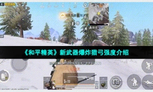 《和平精英》新武器爆炸猎弓强度介绍