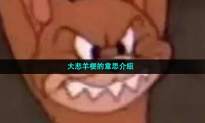 大悲羊梗的意思介绍