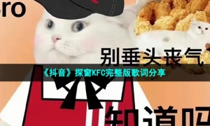 《抖音》探窗KFC完整版歌词分享