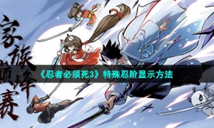 《忍者必须死3》特殊忍阶显示方法