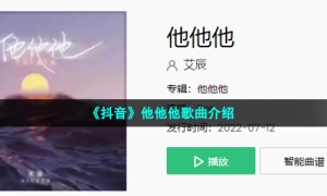 《抖音》他他他歌曲介绍