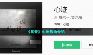 《抖音》心迹歌曲介绍
