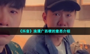 《抖音》浪漫广西梗的意思介绍