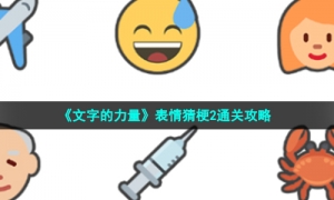 《文字的力量》表情猜梗2通关攻略