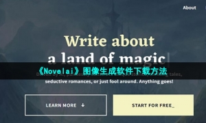 《Novelai》图像生成软件下载方法
