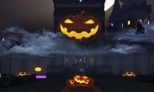 《荒野行动》来月夜古堡耍魔法道具！