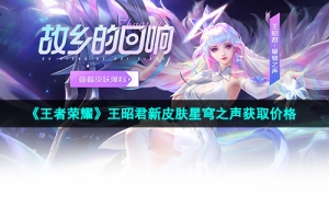 《王者荣耀》王昭君新皮肤星穹之声获取价格