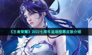 《王者荣耀》2022七周年返场投票皮肤介绍
