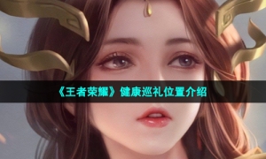 《王者荣耀》健康巡礼位置介绍