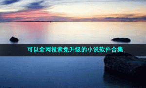可以全网搜索免升级的小说软件合集