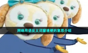 网络用语反义词窘境梗的意思介绍