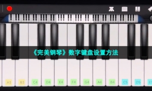 《完美钢琴》数字键盘设置方法